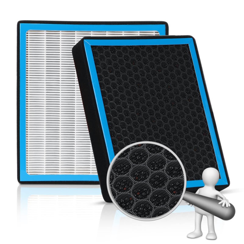 KARCOCA CF11671 Cabin Air Filter HEPA Air Conditioner with Activated Carbon Replacement Cabin Air Filter Accessories Compatible with RAM MAZDA CX-7 JEEP GRAND WAGONEER 1500 2500 3500 2016-2024 - Image 1
